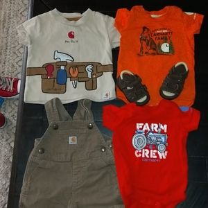 3-6 month boy Carhartt bundle